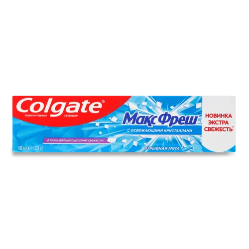 Зубна Паста Вибухова М'ята Colgate, Освіжаючі Кристали, 100мл