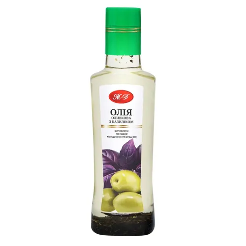 Олія оливкова Mac-Day з базиліком 200мл