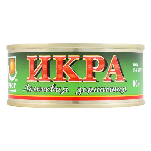 Ікра лососева зерниста солона Нерест 80г