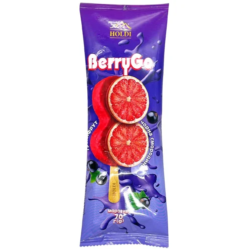Морозиво Holdi Berry Go Грейпфрут-чорна смородина 70г