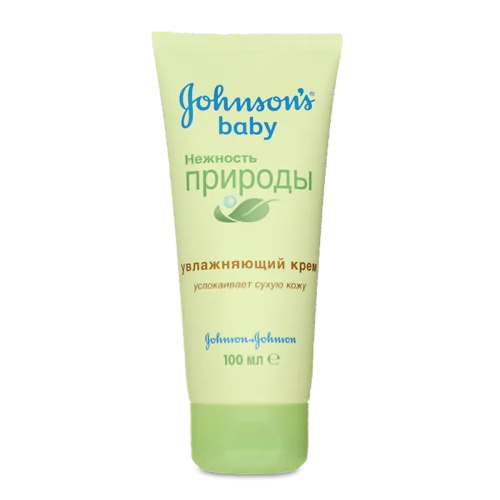 Дитячий Крем Зволожуючий Ніжність Природи Johnson's Baby, 100мл