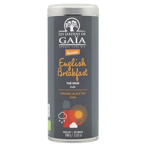 Чай чорний Les Jardins de Gaia English Breakfast органічний 100г