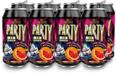 Сидр GardenZ Party Mix Сицилійський апельсин 5,4% 0,5л
