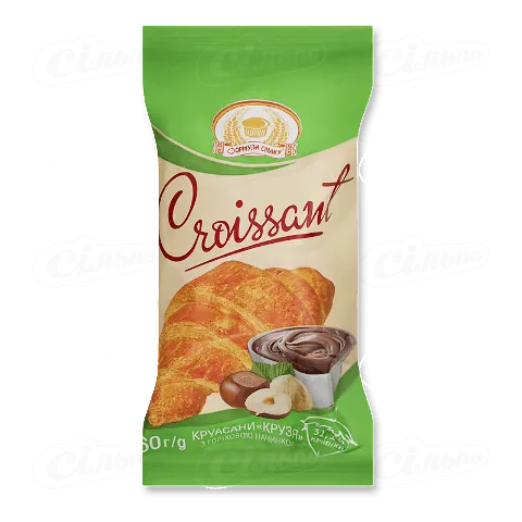 Круасан Формула смаку Croissant з горіховою начинкою, 60г