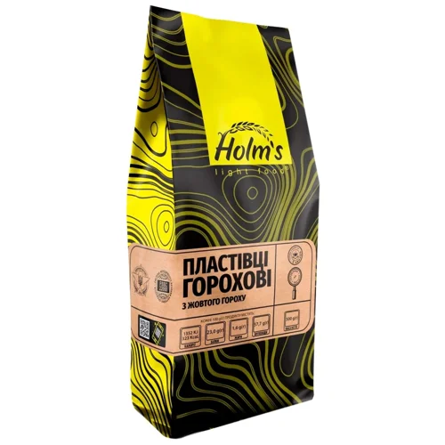 Пластівці Holm's з жовтого гороху 500г