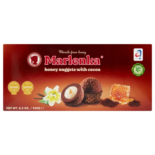 Тістечко Marlenka Медові кульки з какао 235г