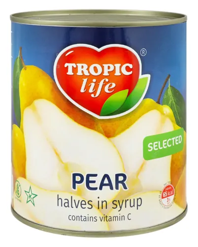 Груші половинками в сиропі Tropic life з/б 850мл