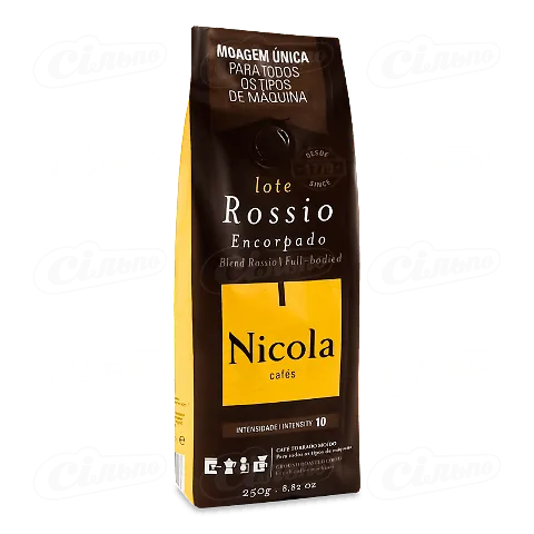 Кава мелена Nicola Blend Rossio смажена натуральна, 250г