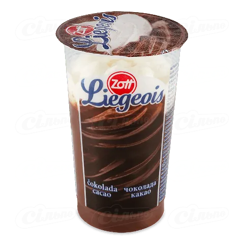 Десерт Zott Liegeois Збиті вершки Шоколад 2,4% 175г