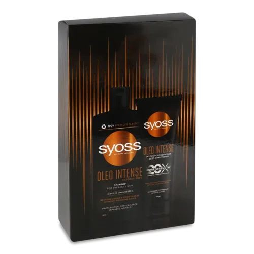 Набір Syoss Oleo Intense «Шампунь 440 мл+бальзам 250 мл»