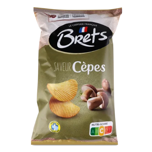 Чіпси Bret's картопляні зі смаком білих грибів