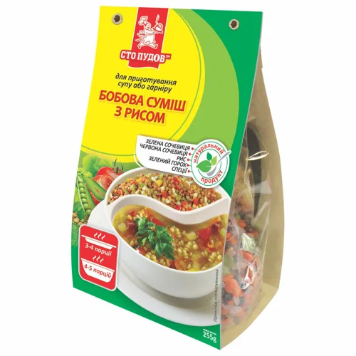 Суміш Сто пудов бобова 255г