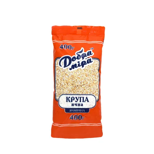 Крупа ячна Добра міра м/у 400г