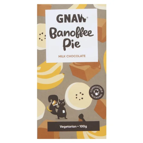 Шоколад молочний Gnaw Банановий пиріг 110г