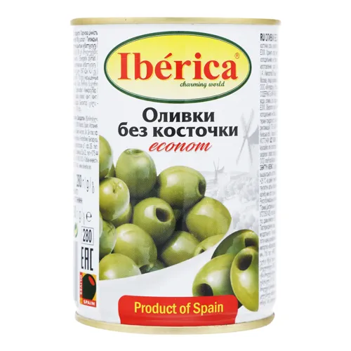 Оливки без кісточки Econom Iberica з/б 280г