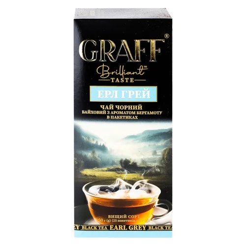 Чай чорний Graff Ерл Грей 2г*25шт