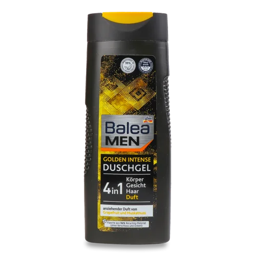 Гель для Душу Balea Men 4в1 Golden Intense, в/ґ, 250 мл