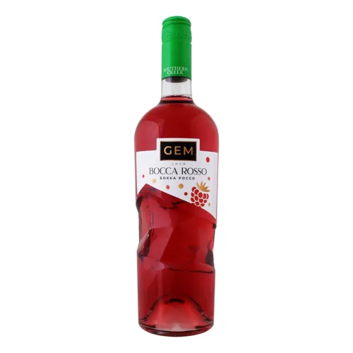 Напій винний «Bocca Rosso Gem» 0.75л 6.9% рожевий напівсолодкий ароматизований газований