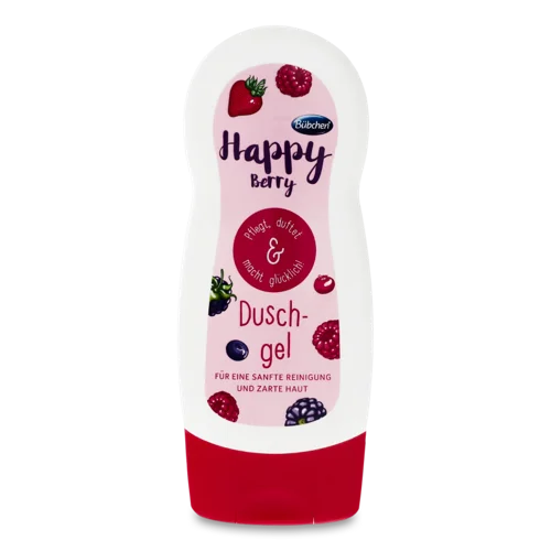 Гель для Душу Дітей Від 3 Років Happy Berry Bubchen, Пластикова Пляшка, 230мл