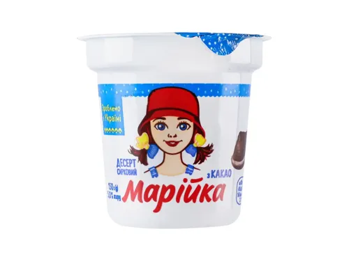 Десерт сирковий 5% з какао Марійка ст 150г