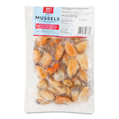 Мідії Глазуровані Вищого Ґатунку в/м, 180г
