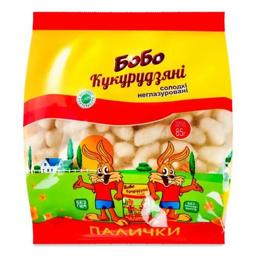 Солодкі Палички Кукурудзяні Неглазуровані, м/у 85г