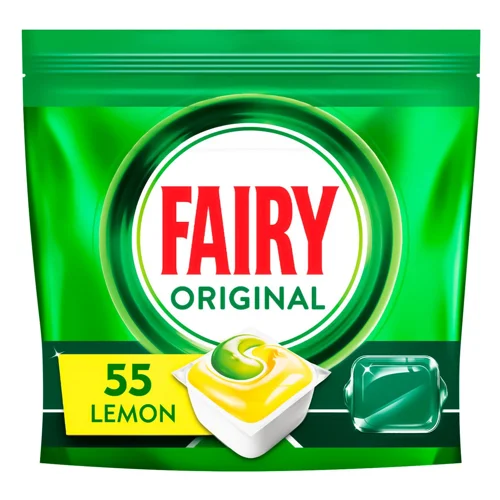 Таблетки для посудомийних машин Fairy Original Лимон All in One 55шт