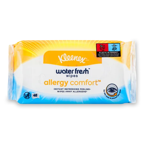 Вологі Серветки Water Fresh Kleenex, 40 шт, в/ґ