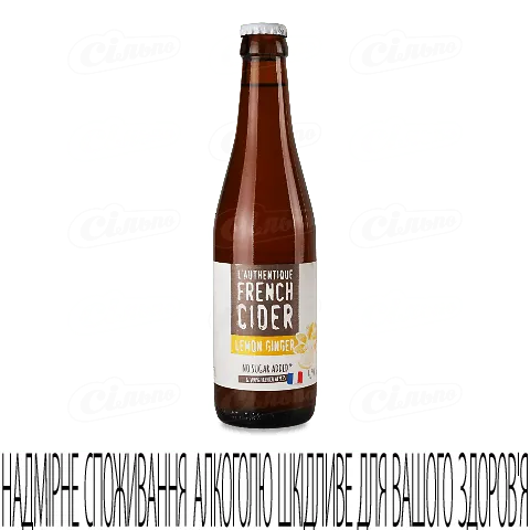 Сидр Val de Rance зі смаком імбиру та лимона, 0,33л