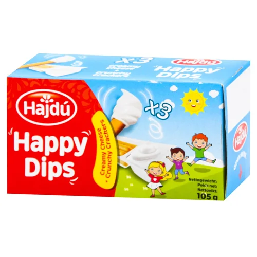 Снек Hajdu Happy Dips сирний з грісіні 105г