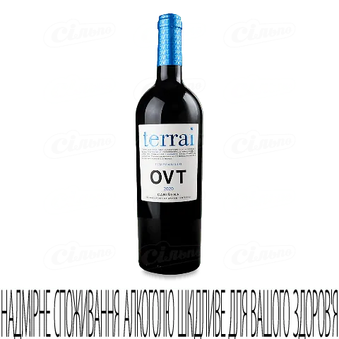 Вино червоне сухе Terrai OVT, 0,75л