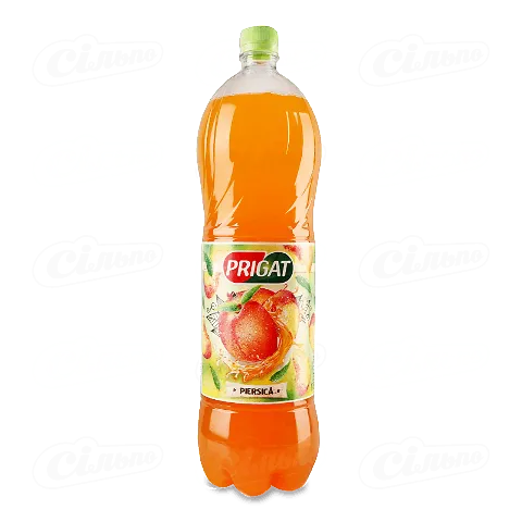 Напій соковий Prigat Персик без газу, 1,75л