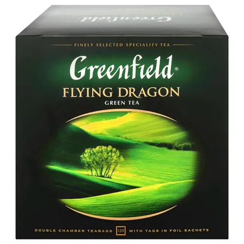 Чай Greenfield Flying Dragon зелений китайський 2г*120шт 240г