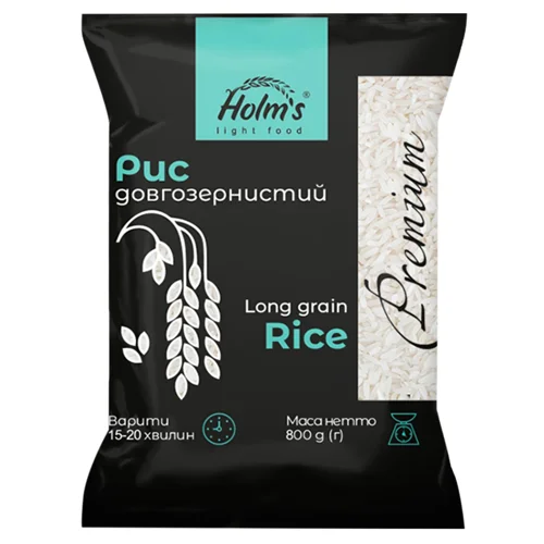 Рис Holm's довгозернистий вищого гатунку 800г
