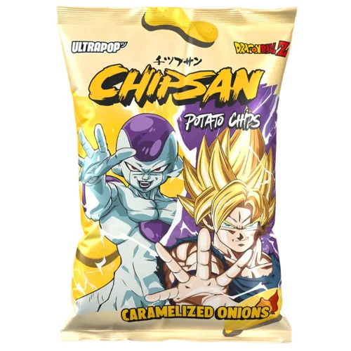 Чипси картопляні Ultra Pop Dragon Ball Карамелізована цибуля 110г
