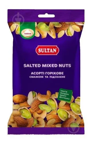 Ассорті з горіхів смажений 80 грам ТМ "GREEN HILLS"