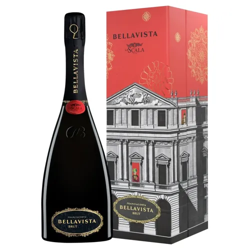 Вино ігристе Bellavista Teatro Alla Scala Franciacorta Brut біле брют 12,5% 0,75л