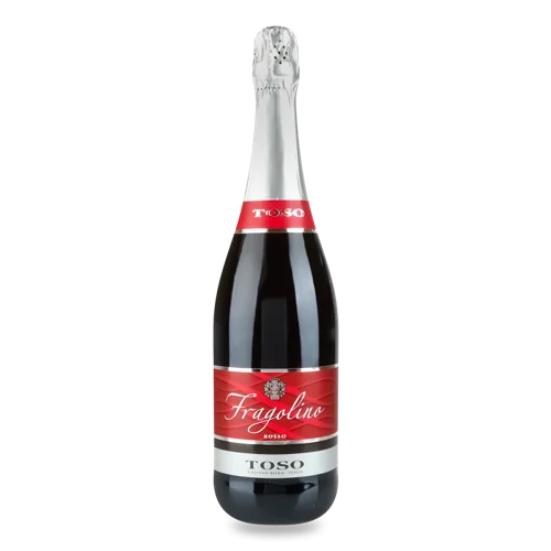 Ігристий Ароматизований Винний Напій Fragolino Rosso Toso, 7% в/ґ, 0.75л