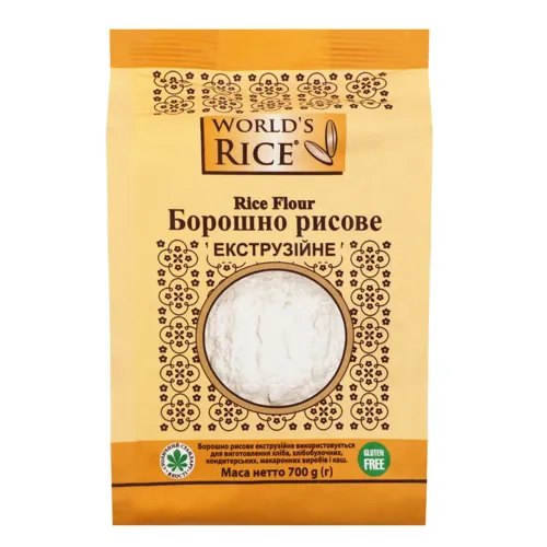 Борошно рисове екструзійне World's Rice м/у 700г