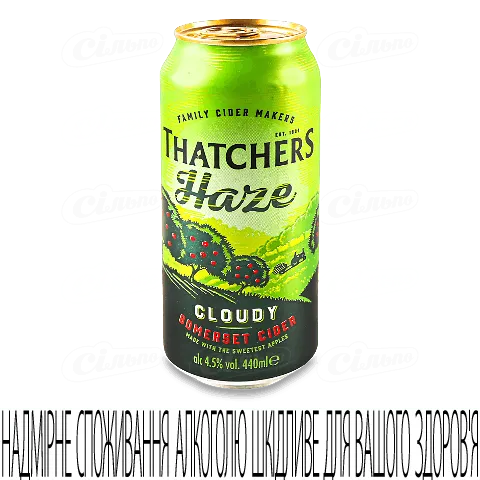 Сидр Thatchers Haze з залізній банці, 0,44л