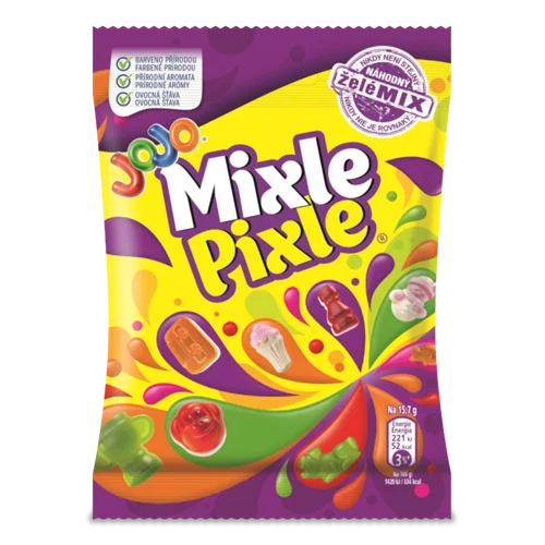 Цукерки Желейні З Фруктовими Смаками Mixle Pixle JOJO, м/у 80г
