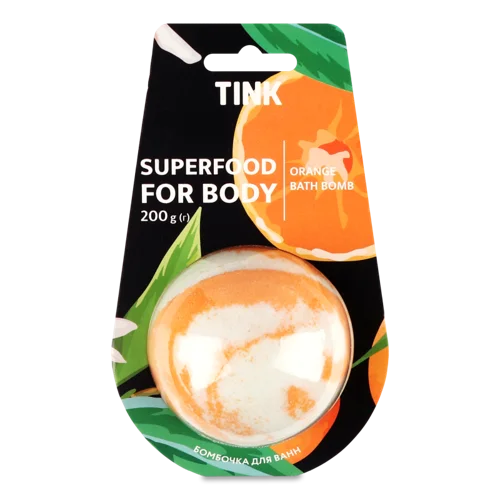 Бомбочка Для Ванн Апельсин Superfood Для Тіла, 200г