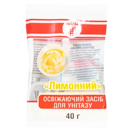 Освіжувач для унітазу 7 лимон 40г