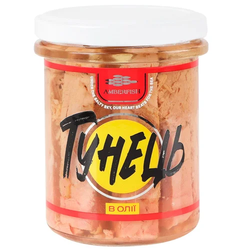 Тунець Amberfish шматочками в олії 190г