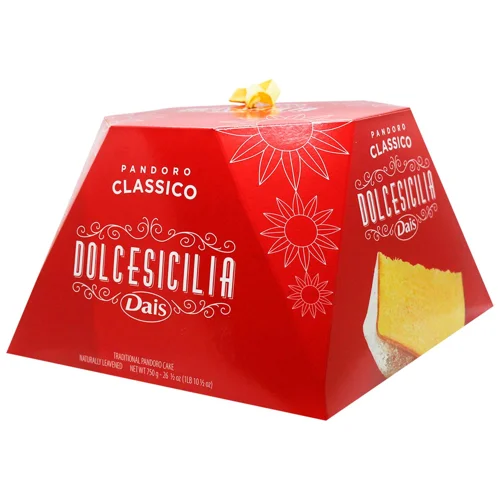 Пандоро традиційний в коробці ТМ Dais Dolcesicilia 750 г