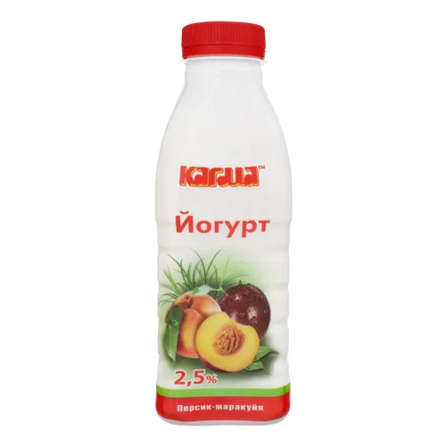 Йогурт 2.5% Персик-маракуйя Кагма 450г