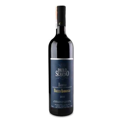 Вино Червоне Сухе Бароло Bricco Ambrogio Paolo Scavino 0.75л 15%