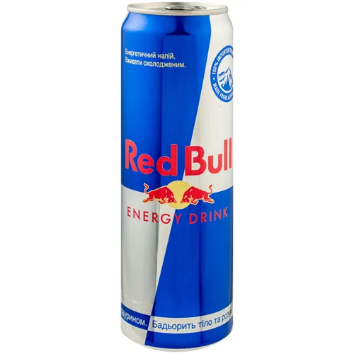 Напій енергетичний Red Bull безалкогольний середньогаз 591мл