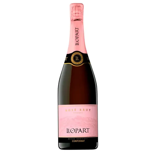 Вино ігристе Llopart Rose Brut рожеве брют 11,5% 0,75л
