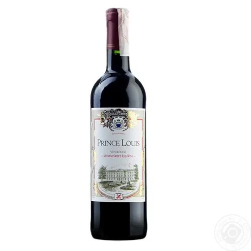 Вино Prince Louis Rouge Sweet червоне напівсолодке 10% 0,75л